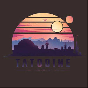 tshirt-tatooine-coton-bio-chocolat