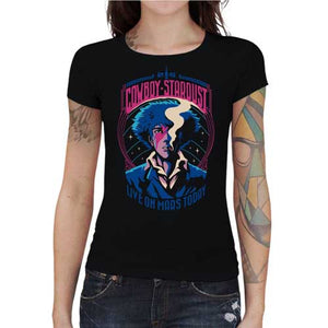 tshirt-femme-cowboy-stardust-un-crossover-legendaire-entre-cowboy-bebop-et-david-bowie-coton-bio-noir