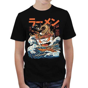 tshirt-enfant-the-great-ramen-le-bol-de-nouilles-geant-qui-va-vous-devorer-coton-bio-noir