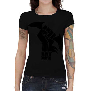 tshirt-femme-bat-power-coton-bio-noir