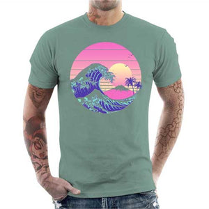 tshirt-homme-the-great-dream-wave-artiste-japonais-coton-bio-jade