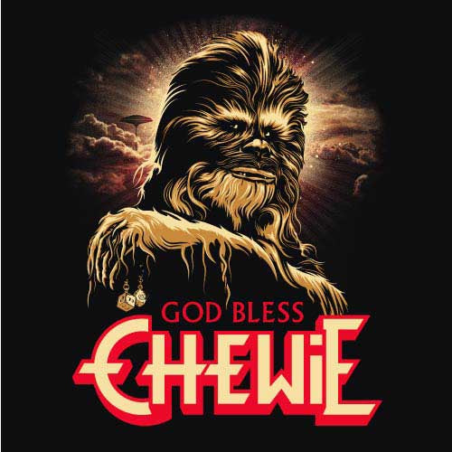 Tshirt God Bless Chewie