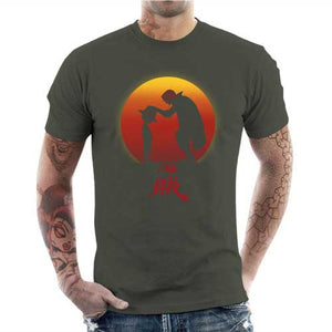 tshirt-homme-king-of-pirate-luffy-coton-bio-army