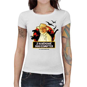 tshirt-femme-john-hammond-replique-coton-bio-blanc