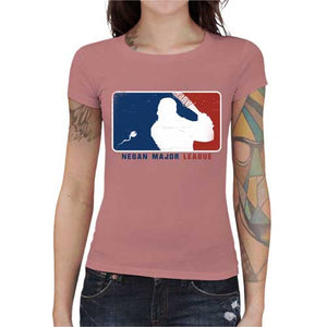 tshirt-femme-negan-major-league-coton-bio-petal-rose