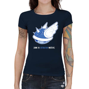 tshirt-femme-arme-de-distraction-massive-coton-bio-bleu-nuit