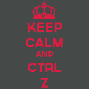 tshirt-keep-calm-and-ctrl-z-coton-bio-gris-fonce