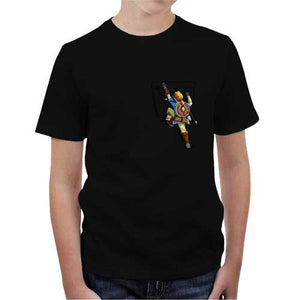 tshirt-enfant-link-climbing-coton-bio-noir