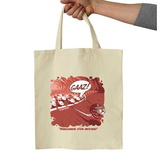 Tote Bag - Naissance d'un Motard