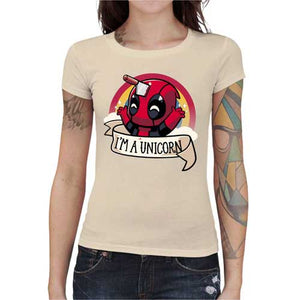 tshirt-femme-cinema-i-am-unicorn-deadpool-coton-bio-natural