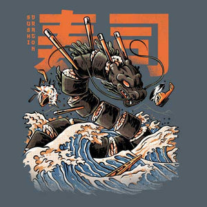 tshirt-sushi-dragon-pour-gourmets-fan-d-art-et-de-japon-coton-bio-gris-mineral