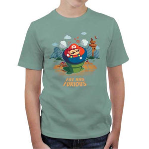 tshirt-enfant-fat-and-furious-coton-bio-jade