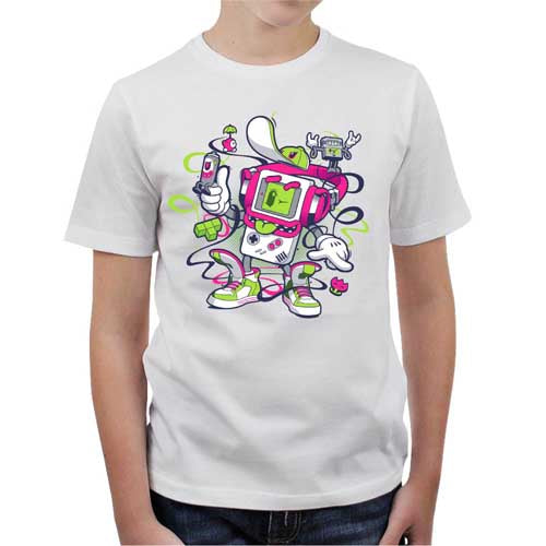 T-shirt enfant geek - Game Boy Old School