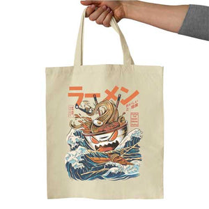 the-great-ramen-le-bol-de-nouilles-geant-qui-va-vous-devorer-tote-bag-coton-bio-ecru