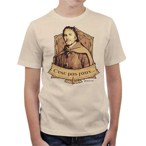 tshirt-enfant-cest-pas-faux-replique-perceval-coton-bio-natural