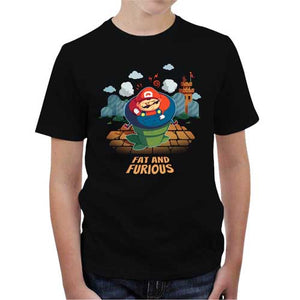 tshirt-enfant-fat-and-furious-coton-bio-noir