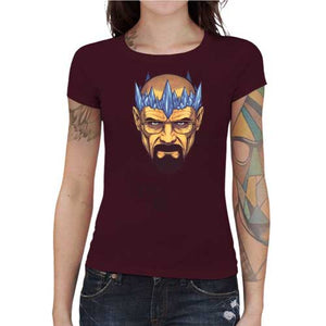 tshirt-femme-heisenberg-king-coton-bio-cerise