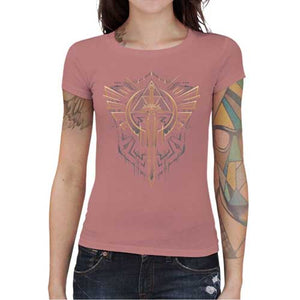 tshirt-femme-zhero-the-legend-of-zelda-coton-bio-petal-rose