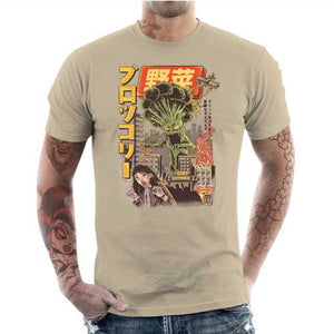 tshirt-homme-broccozilla-le-brocoli-geant-detruit-la-ville-coton-bio-beige