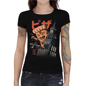 tshirt-femme-pizza-kong-coton-bio-noir