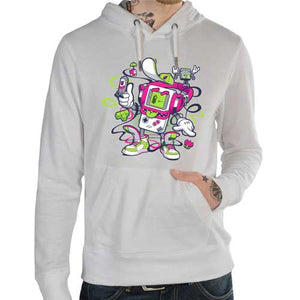 sweat-game-boy-old-school-coton-bio-blanc