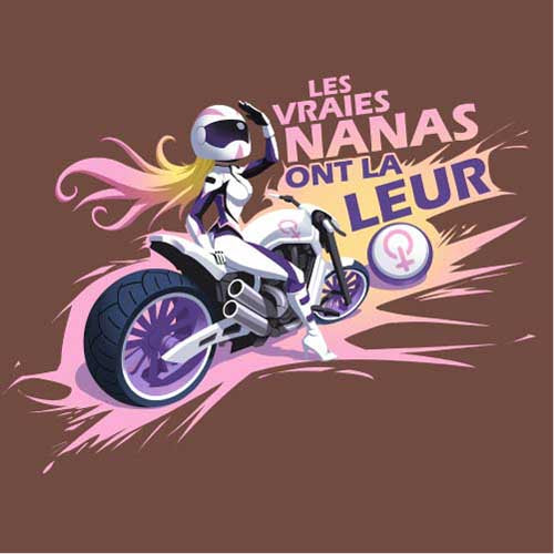 T SHIRT MOTO - Les Vraies Nanas