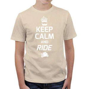 tshirt-enfant-keep-calm-and-ride-coton-bio-natural