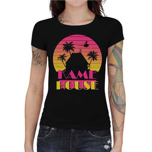 tshirt-femme-retro-island-kame-house-la-maison-de-tortue-geniale-coton-bio-noir