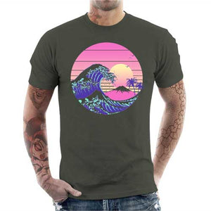 tshirt-homme-the-great-dream-wave-artiste-japonais-coton-bio-army