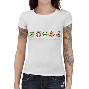 tshirt-femme-geek-food-coton-bio-blanc