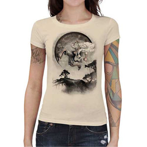 tshirt-femme-gear-5-luffy-one-piece-under-the-moon-coton-bio-natural