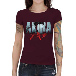 tshirt-femme-t-shirt-akira-manga-coton-bio-cerise