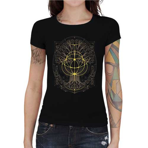 T-shirt Geekette - Golden Ring