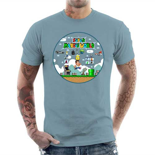 T-shirt geek homme - Super Marcus World