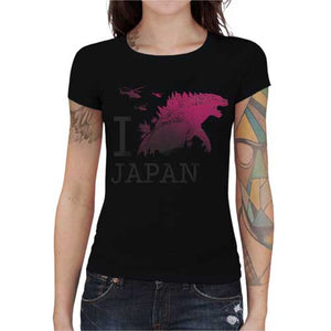 tshirt-femme-i-godzilla-japan-coton-bio-noir