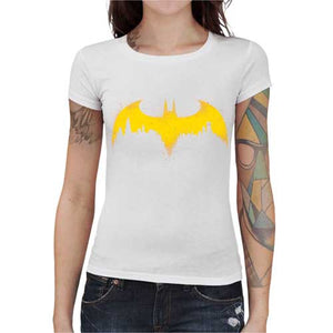 tshirt-femme-batman-coton-bio-blanc