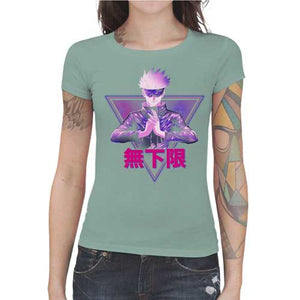 tshirt-femme-limitless-satoru-gojo-coton-bio-jade