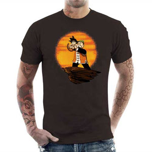 tshirt-homme-king-goku-coton-bio-chocolat