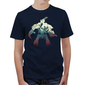 tshirt-enfant-imperial-knight-coton-bio-bleu-nuit