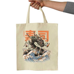 sushi-dragon-pour-gourmets-fan-d-art-et-de-japon-tote-bag-coton-bio-ecru