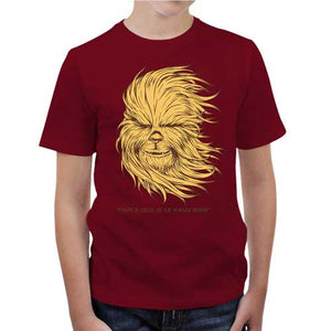 tshirt-enfant-chewboreal-coton-bio-rouge