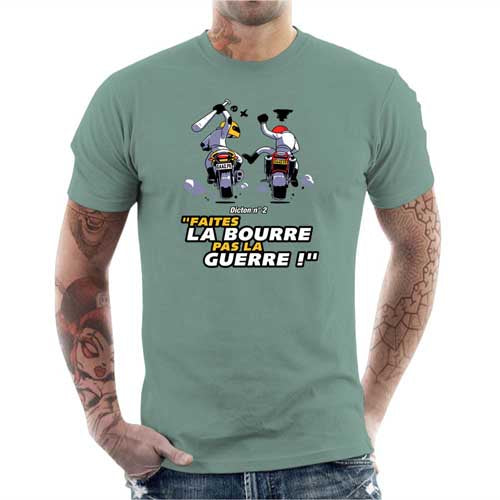 T shirt Motard homme - Faites la bourre