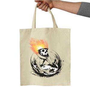 skull-fire-tote-bag-coton-bio-ecru