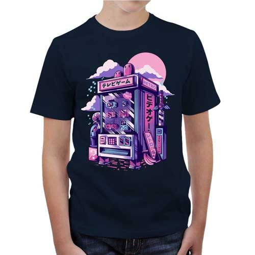 T-shirt enfant geek - Retro vending machine