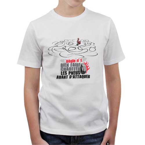 T shirt Moto Enfant - Règle n°1