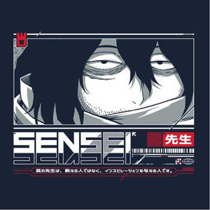 tshirt-shota-sensei-le-regard-du-maitre-coton-bio-bleu-nuit