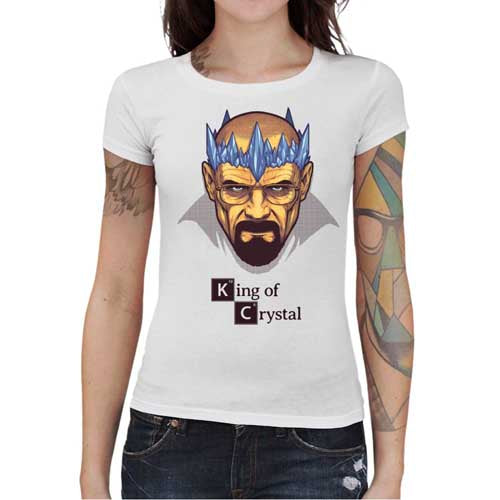 T-shirt Geekette - Heisenberg King