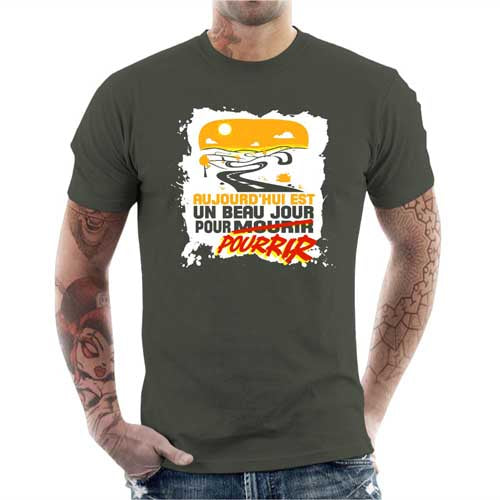 T shirt Motard homme - Beaux jours pour pourrir