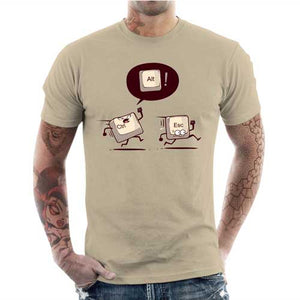 tshirt-homme-ctrl-and-escape-coton-bio-beige