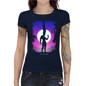 tshirt-femme-gons-rage-explosion-de-colere-coton-bio-bleu-nuit